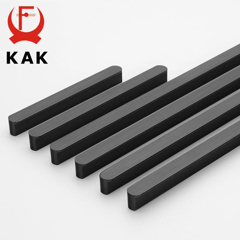 Furniture Hardware Black - KAK American Style Black Cabinet Handles