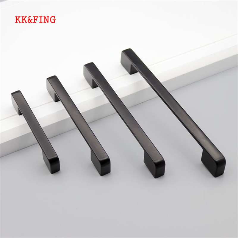 Furniture Hardware Black - KK&FING American Style Black Aluminum Cabinet
