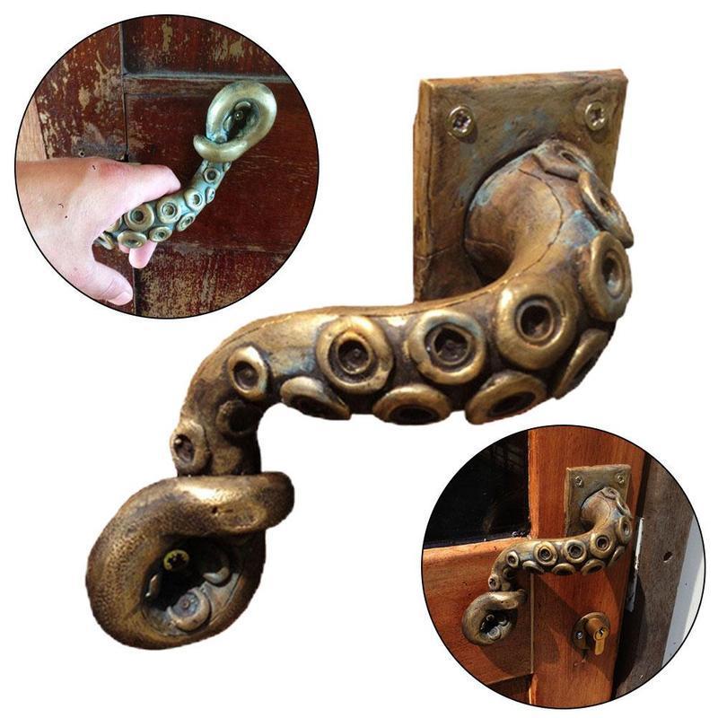 Furniture Hardware Pulls - Vintage Octopus Door Knob Outdoor Hook