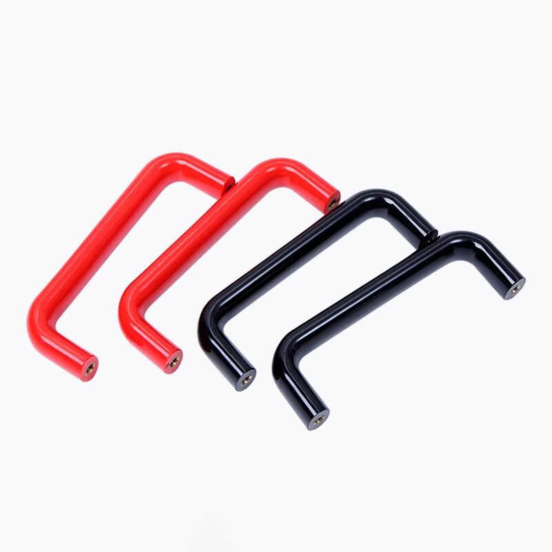 Red/Black Oval Bakelite Handle - Furniture Hardware Black recension och pris