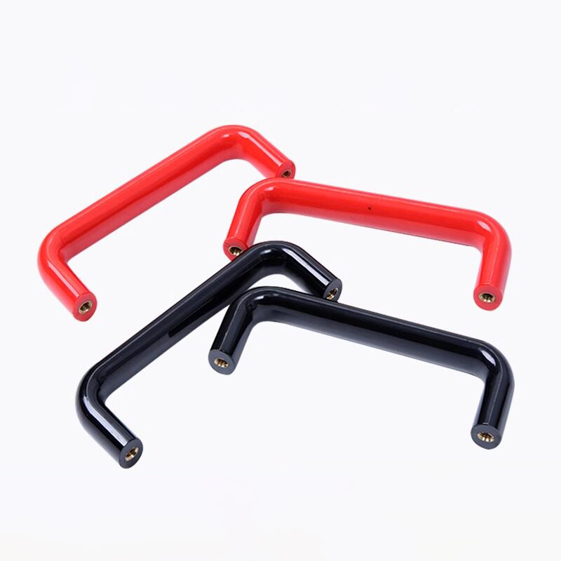 Red/Black Oval Bakelite Handle - Furniture Hardware Black recension och pris
