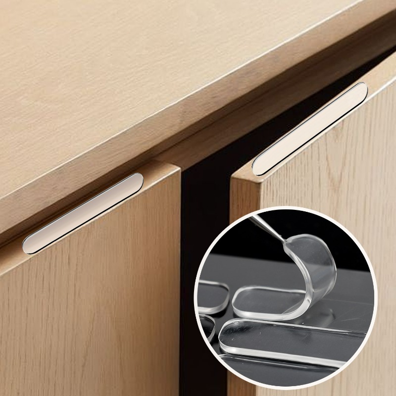 Silicone Cabinet Bumpers Strip - Furniture Hardware Pulls recension och pris