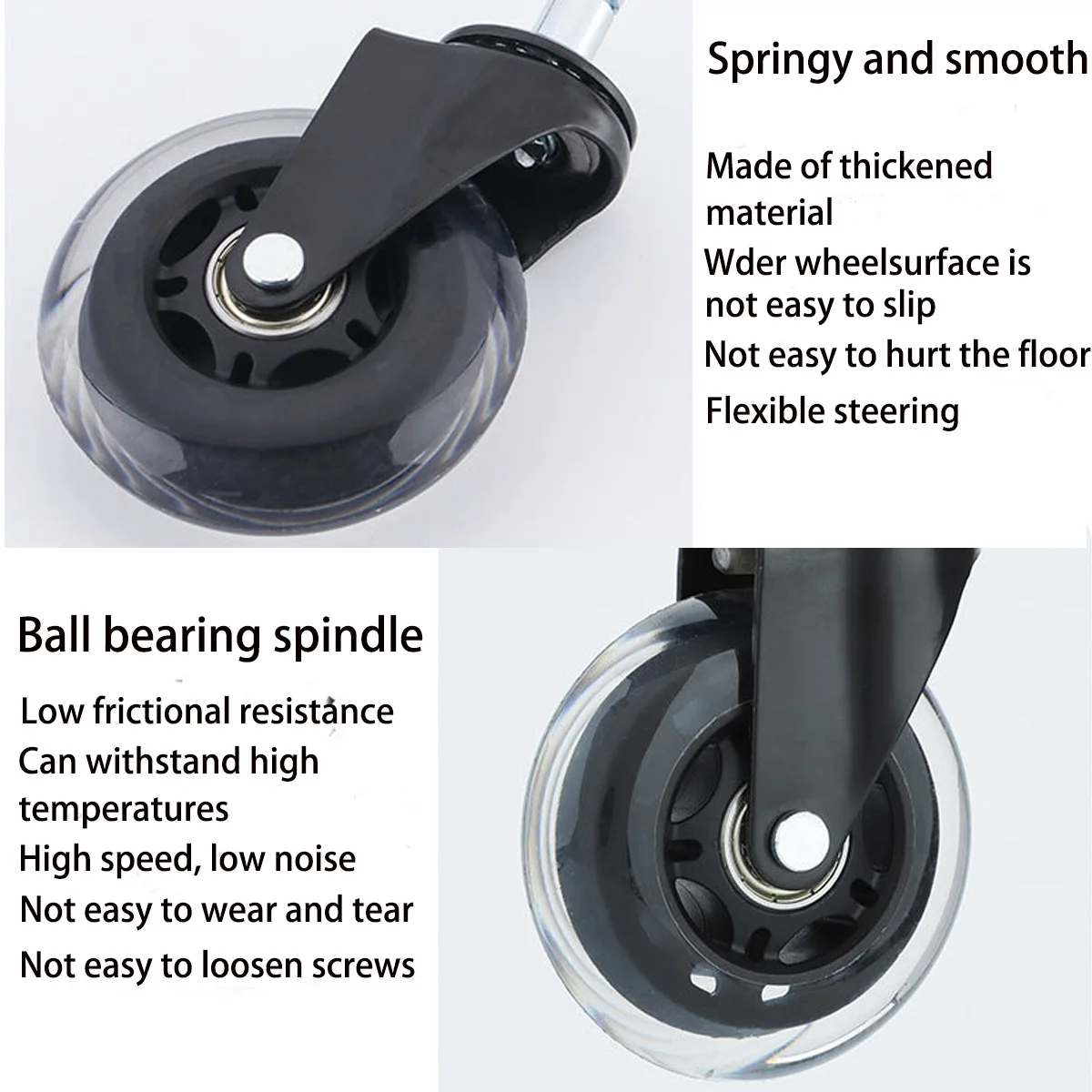 5PCS Office Chair Caster Wheel - Office Furniture Hardware recension och pris