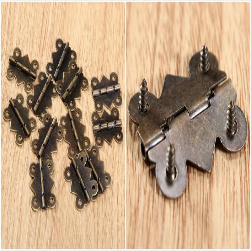 10/20pcs Hinge with Screw Butt - Furniture Hardware Replacement Parts recension och pris