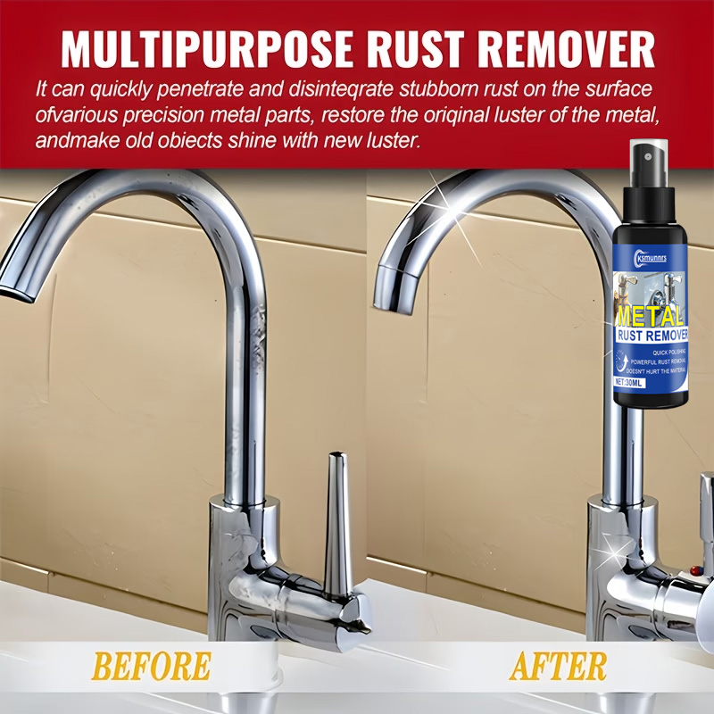 Rust Removal Spray Metal Polis - Furniture Hardware Cleaner recension och pris