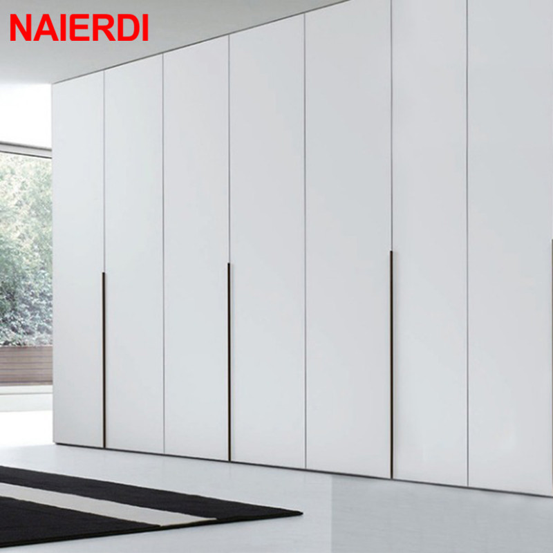 NAIERDI Gold Black Hidden Cabi - Furniture Hardware Black recension och pris