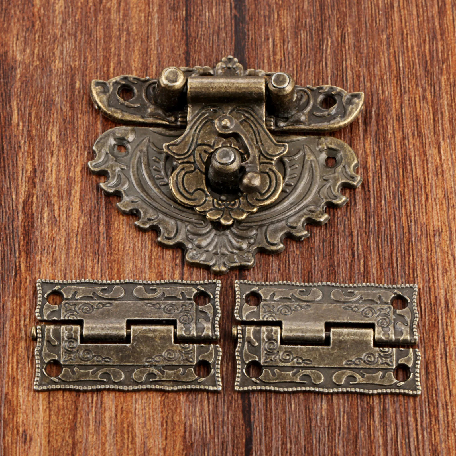 3pcs/set Antique Bronze Padloc - Furniture Hardware Replacement Parts recension och pris