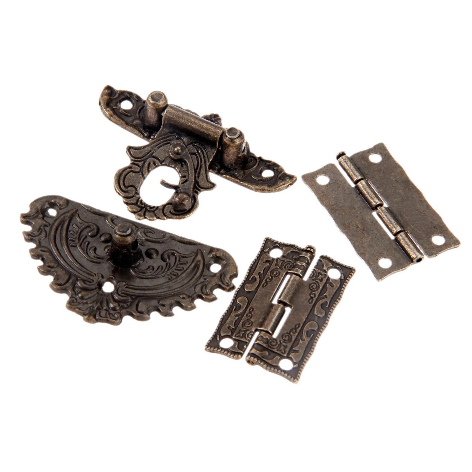 3pcs/set Antique Bronze Padloc - Furniture Hardware Replacement Parts recension och pris