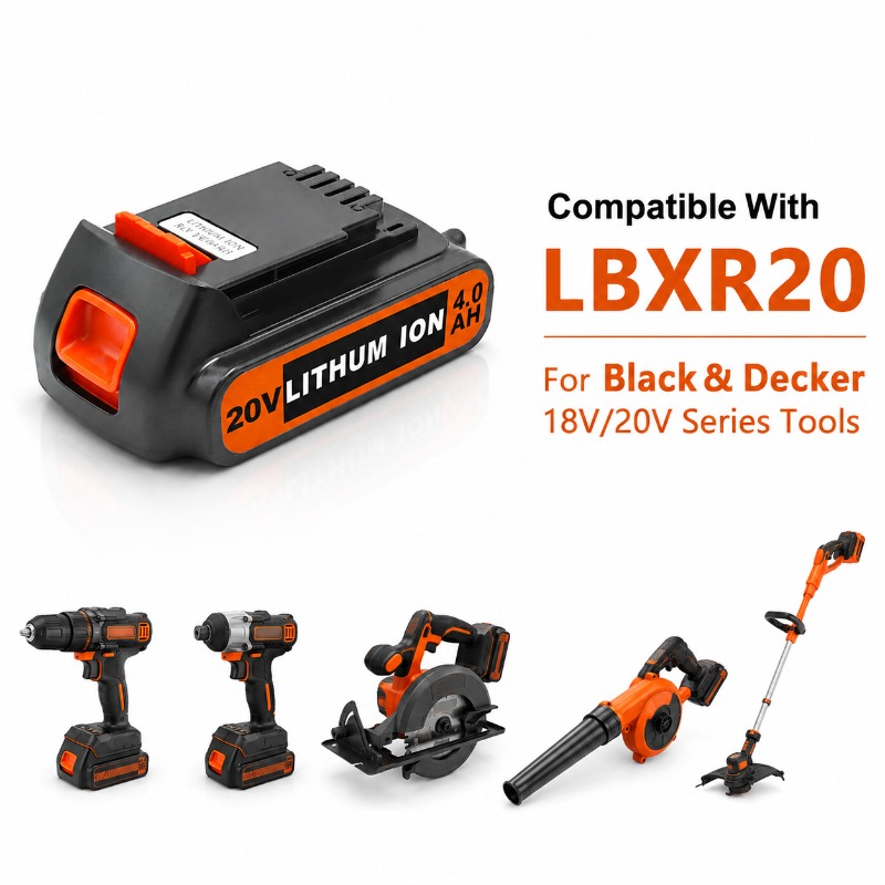20V 6.0Ah Battery For Black&De - Black+Decker Tool Cordless recension och pris