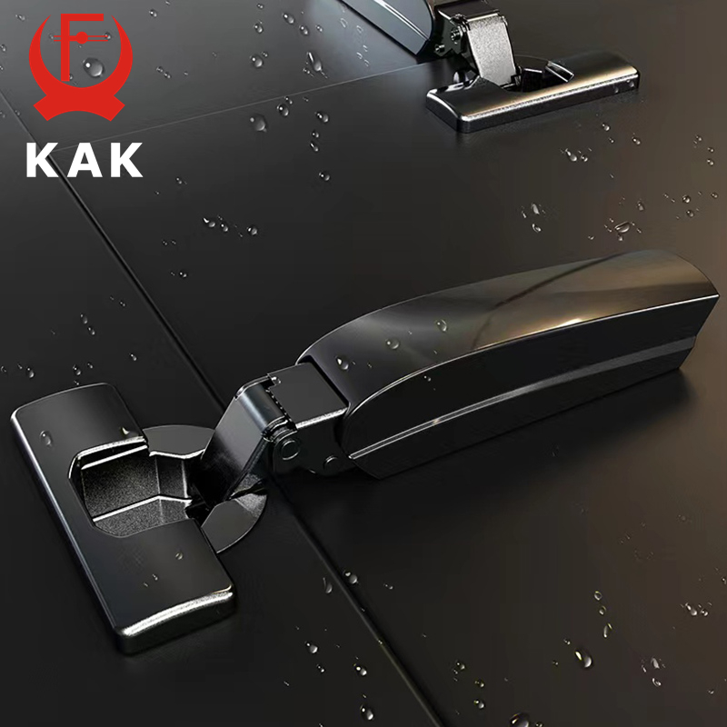 KAK 2PCS Hidden Hydraulic Kitc - Furniture Hardware Black recension och pris