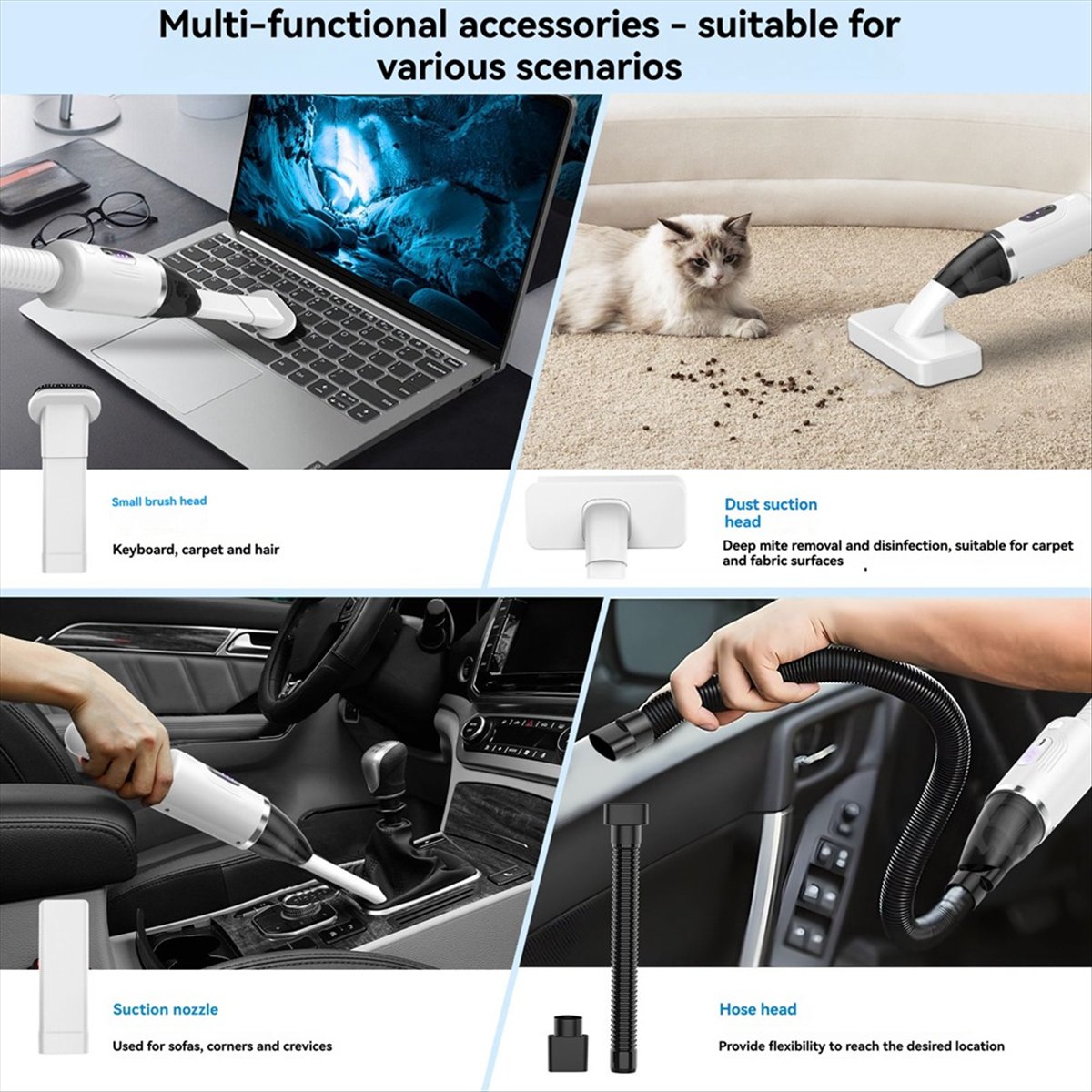 Car Vacuum Cleaner, Large Suct - Furniture Hardware Cleaner recension och pris