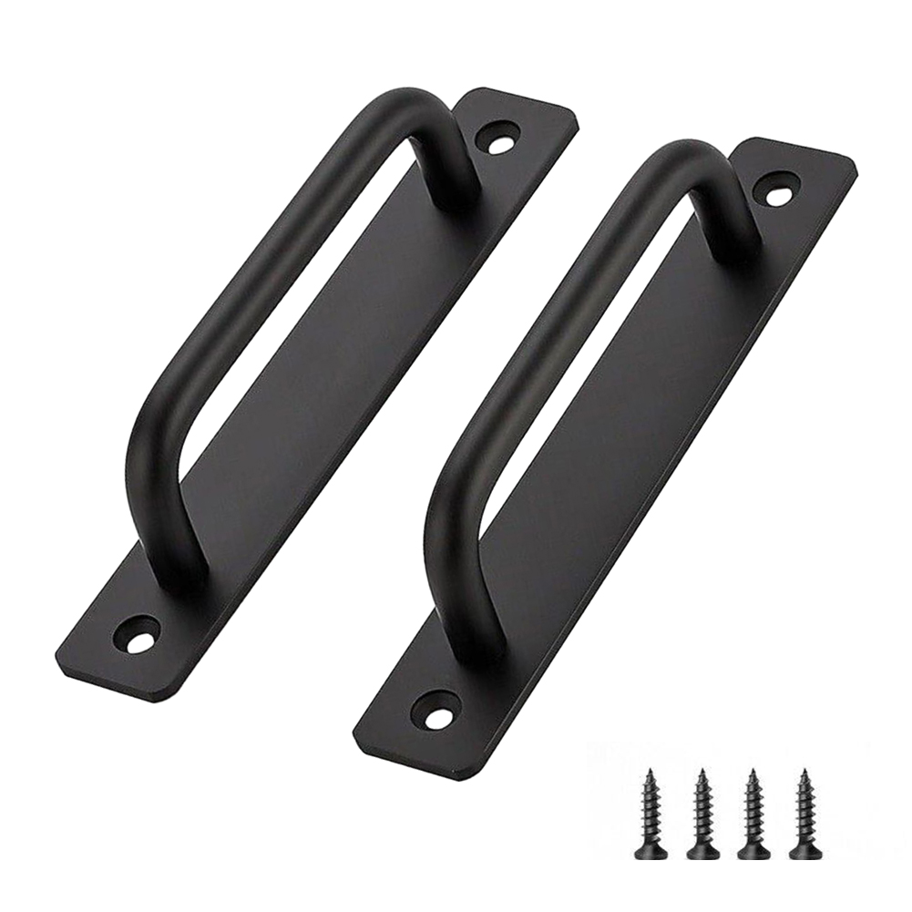 2Pcs Door Pull Handles Alumini - Furniture Hardware Black recension och pris