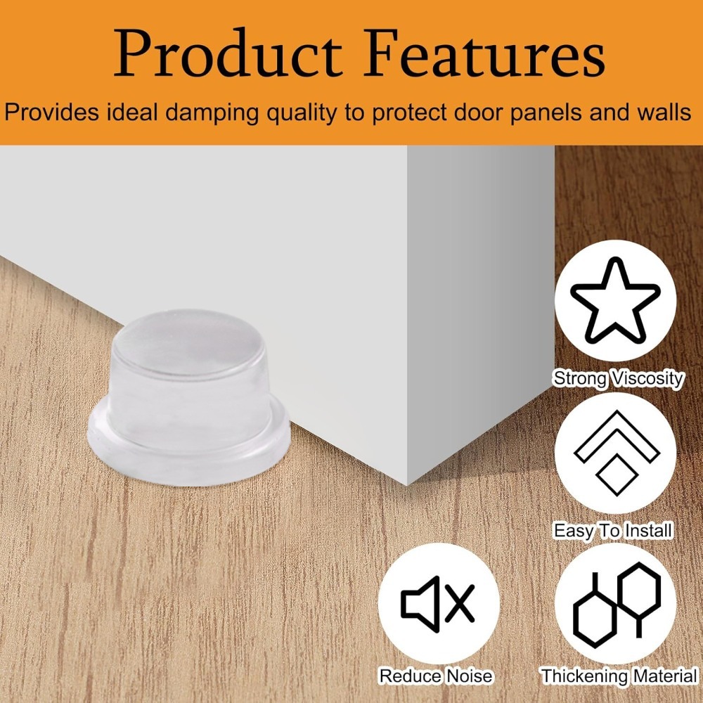 Silicone Door Stopper Wall Pro - Furniture Hardware Pulls recension och pris